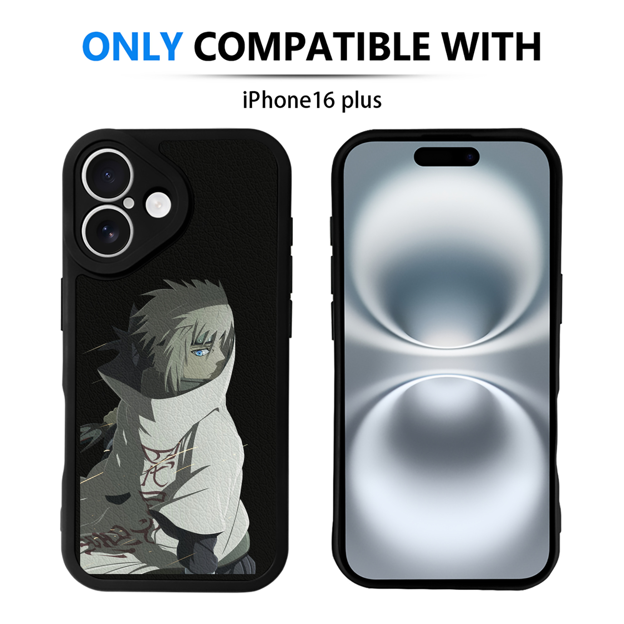 （画像用） NARUTO -ナルト- 波風 ミナト Namikaze Minato 【iPhone 16シリーズ対応】シリコンスマホケース（レザー調） 材質：シリコン